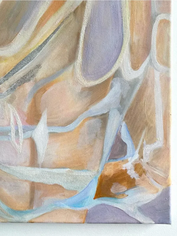 Plastic chameleon close up